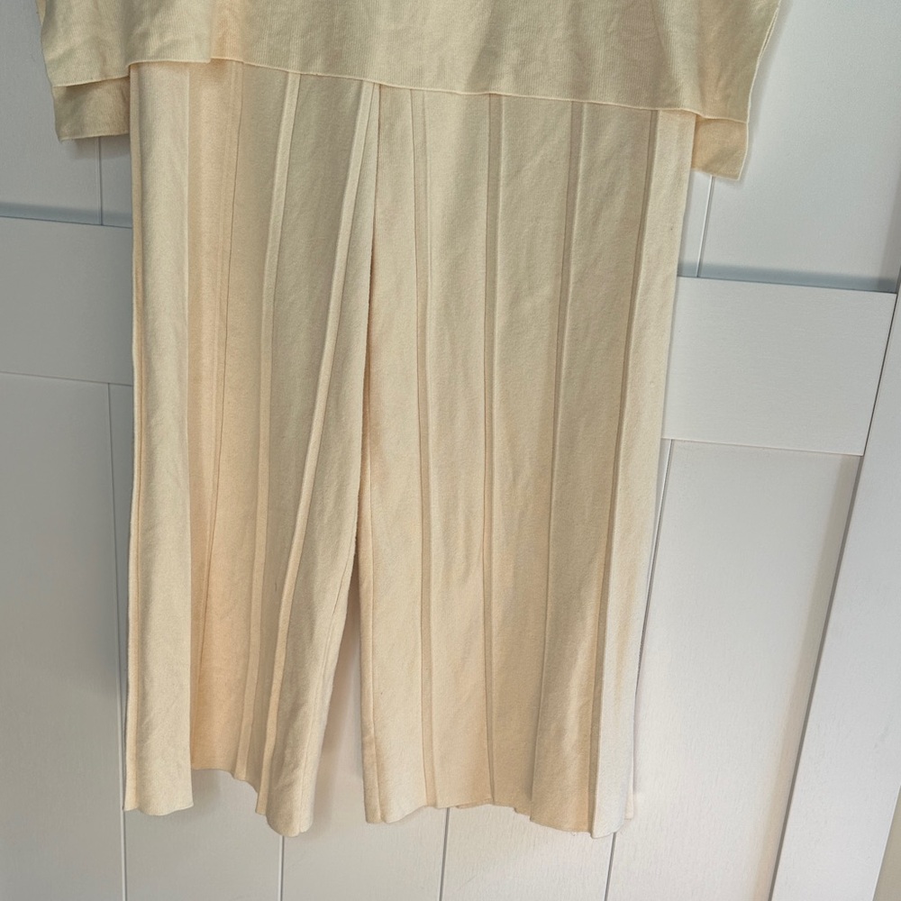 Cream Women's Top and Pants Set Size Small - Picture 3 of 9